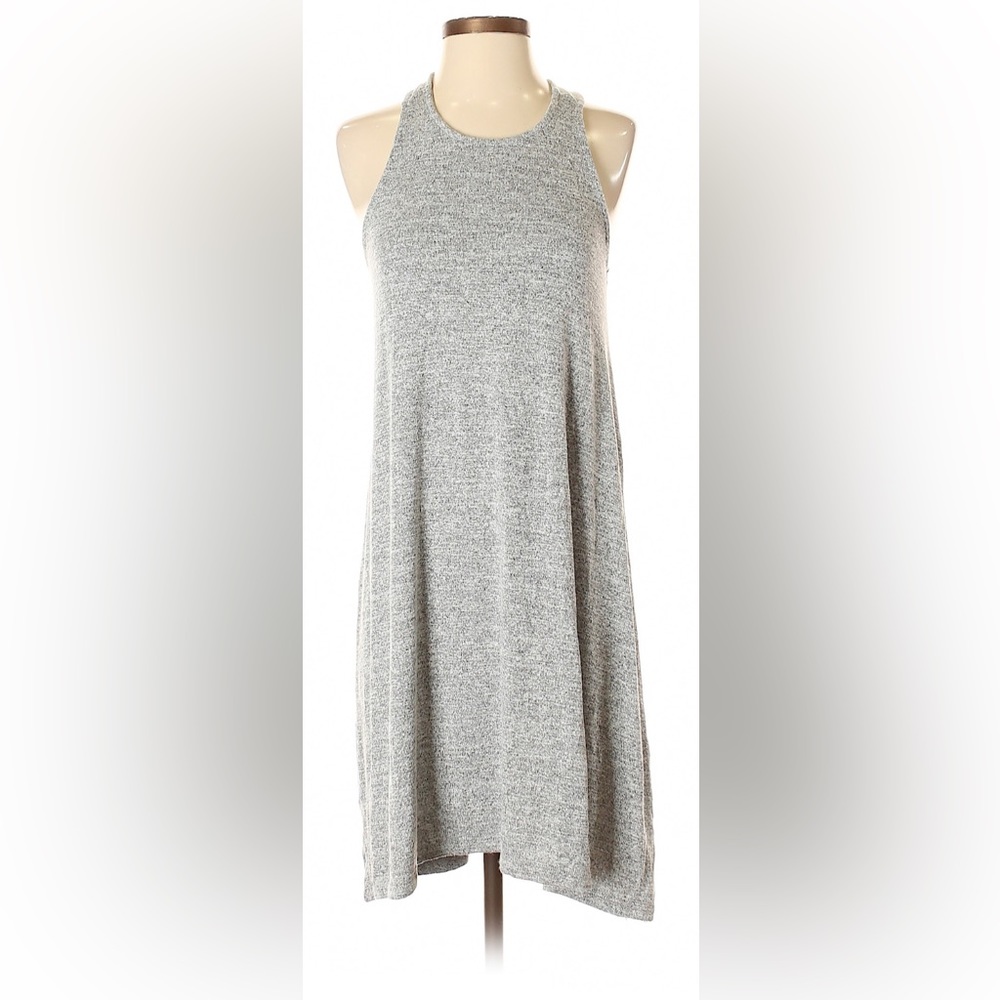 GAP Gray Casual Sleeveless Halter Dress XS